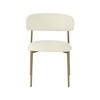 Meridian Furniture,Lupita Vegan Leather Dining Chair, Set of 2 - 3 of 4