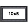 PosterPalooza | Panoramic Linear Black Picture Frame - UV Acrylic, Foam Board Backing, Hanging Hardware - 2 of 4