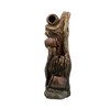 Okak Decorative 3-Tier Tree Trunk Water Fountain with Pump, Outdoor Fountain with 3 Broken Urns, Waterfall Fountain for Backyard, Garden, Brown - 2 of 4