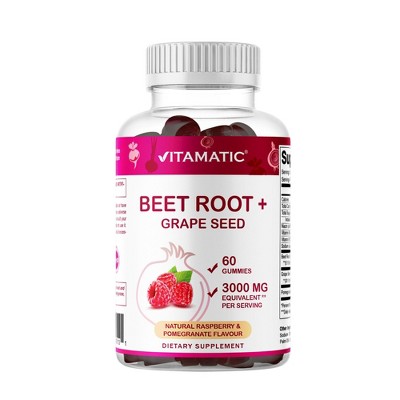 Beet Root 3000mg Equivalent Per Serving - 60 Gummies