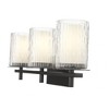 Grayson 3-Light Vanity Light - Contemporary Steel Fixture with Clear Glass and Inner Diffuser - 4 of 4