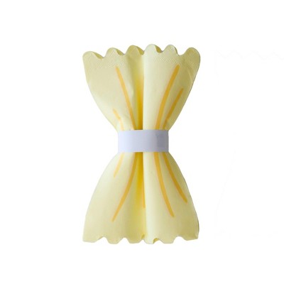 Jollity & Co. - Le Dinner Pasta Noodle Guest Napkins - Pack of 16 Paper Napkins