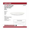 Nuvo Lighting 1 - Light Flush Mount in  White - 3 of 4