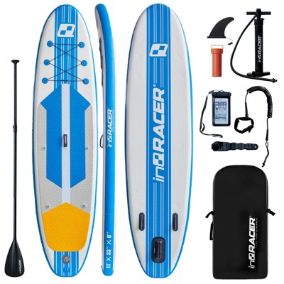 VisioGear 11' Stand Up Paddle Board with Accessories and Backpack, Blue, 132"*33"*6"