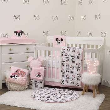 Disney Minnie Mouse 6 Piece Nursery Crib Bedding Set