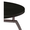 Dacre Round End Table Charcoal/Black Nickel - Coaster - 3 of 4