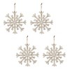 Distressed Fir Wood Snowflake (Set of 2) - 3 of 3