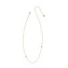 Kendra Scott 14K Gold Over Brass Mini "K" Initial Pendant Necklace - Gold - 2 of 4