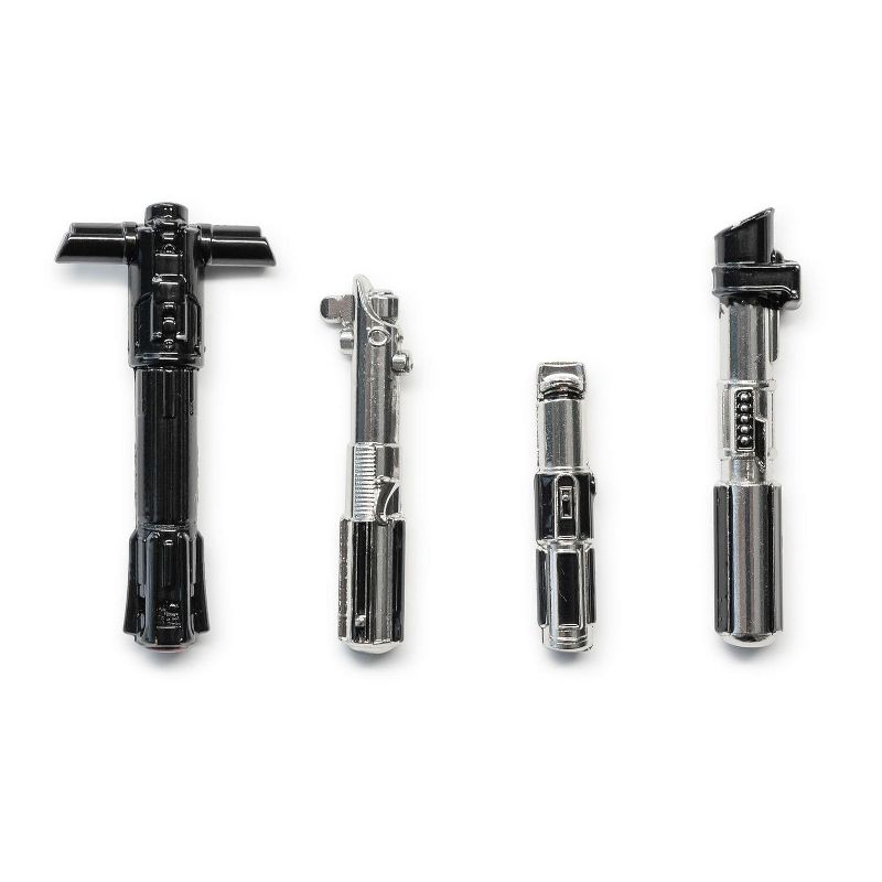 SalesOne LLC Star Wars 3D Lightsaber Pin Set | Exclusive Magnetic Star Wars Pins | Set of 4, 2 of 8
