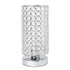 Lalia Home 10.5" Glamorous Crystal Uplight Table Lamp Chrome - 4 of 4