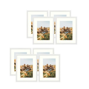 Golden State Art 12x16 MDF Picture Frame for 8x12 Picture -Black or White- Pack of 8 - 1 of 4
