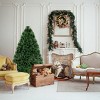 Tangkula 4'Fiber Optic Artificial PVC Christmas Tree w/ Met - 2 of 4