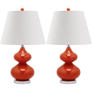 Eva Double Gourd Table Lamp - 24 Inch Height - LIT4086 - Safavieh - 1 of 4