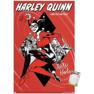 Trends International DC Comics - Harley Quinn - Come Out And Play Unframed Wall Poster Prints - 1 of 4