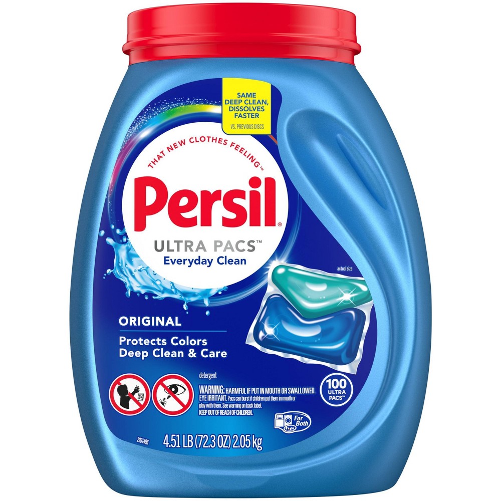 Persil Original Unit Dose Laundry Detergent Pacs - 100ct