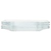 LunaLulinlk 12-Piece Square Clear Glass Dinnerware Set - 2 of 4