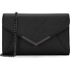 Women Envelope Clutch Faux Saffiano Leather Evening Handbag Foldover Clutch Bag - 2 of 4