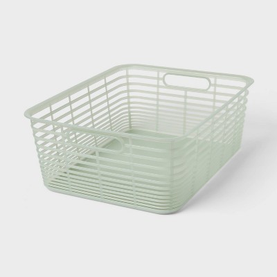 Aria Jelly Decorative Basket Medium Green - Brightroom™