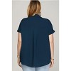 Women's Konnie Drop Shoulder Woven Top - Plus - SHE + SKY - 2 of 2