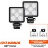 SYLVANIA - Slim 3 Inch Cube LED Light Pod - Lifetime Limited Warranty - Flood Light 950 Raw Lumens, Truck, Car, Boat, ATV, UTV, SUV, 4x4 (2 PC) - 2 of 4