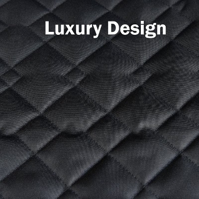 Large Black Waterproof Dog Cargo Liner with Non-Slip Backing