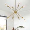 DORESshop 8-Light Gold Sputnik Chandeliers, Modern Ceiling Light Fixture, Farmhouse Chandelier, Kitchen Light Fixtures Pendant - 2 of 4