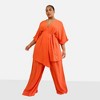 Rebdolls Women's Nayeli Linen Longline Wrap Blouse - 2 of 3