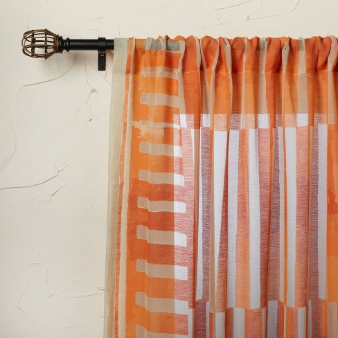 Opalhouse™ Jungalow™ Curtain 1pc With Panel : Ophelia Sheer Target Orange 54\
