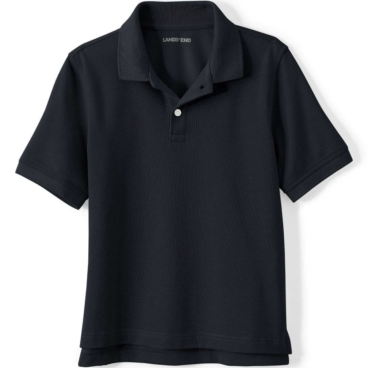 Lands' End School Uniform Kids Short Sleeve Mesh Polo Shirt - thumbnail 3