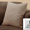 TopComfy Support Pillow Decorative Throw Pillow with Classic Dot Design for Sofa or Bed Use, Brown, 17"*17"*2" - 2 of 4