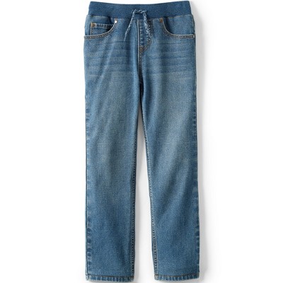 Lands' End Kids Iron Knee Stretch Pull On Jeans