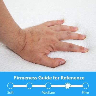 Twin 3-Inch White and Black Memory Foam Folding Mattress