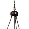 Vaxcel Bryce 9 - Light Chandelier in  Burnished Bronze - 3 of 4