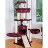 Armarkat Classic Real Wood Cat Tree With Multiple Features, Jackson Galaxy Approved, Four Levels With Rope, Basket, Ramp, Perch, and Condo - 3 of 4
