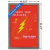 Trends International DC Comics Movie The Flash - Vibrate Your Molecules Framed Wall Poster Prints - 3 of 4