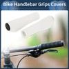 Unique Bargains Bike Handlebar Grips Covers 5.2" White 1 Pair - 2 of 4