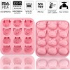 JDICTION 2PCS Pig Shape Silicone Molds, Versatile Candy & Craft Molds for Chocolate Gummy, Soap Candle Bath Bomb, Resin Polymer Clay - 4 of 4