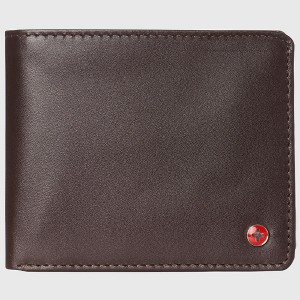 Alpine Swiss RFID Mathias Mens Wallet Deluxe Capacity Passcase Bifold With Divided Bill Section Camden Collection Comes in a Gift Box - 1 of 4