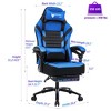 Vynxaria Adjustable Swivel Racing Office Chair - Ergonomic Gaming Chair for Ultimate Comfort - 2 of 4