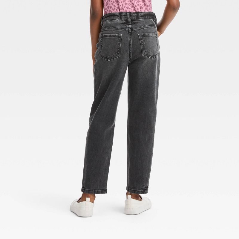Girls' High-Rise Ankle Straight Jeans - Cat & Jack™, 3 of 5