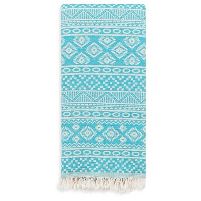 teal beach towel