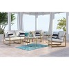 Mirabelle Outdoor Arm Chair - French Gold - Adore Decor - image 3 of 4