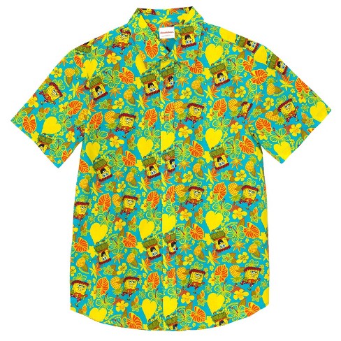 Spongebob Squarepants Hawaiian Matching Family Hawaiian Button Down ...