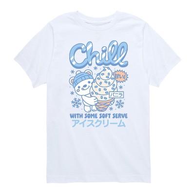 Boys' - Instant Message - Polar Bear Ice Cream Short Sleeve Graphic T-Shirt