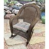 Outdoor Wicker Settee Seat/Chair Cushion Set - Jordan Manufacturing - image 2 of 3