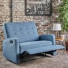 47" Wide Fabric Manual Recliner with Spacious Cushioned Seat - 3 of 4