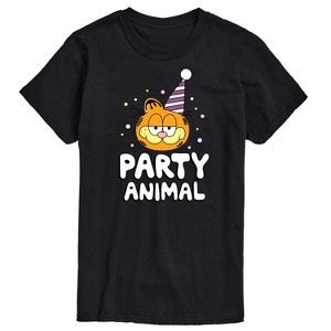 Men's - Garfield - Garfield Party Animal Short Sleeve Graphic T-Shirt - 1 of 4