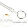 Unique Bargains Plastic Detachable Spiral Spring Coil Strap Keyring Lanyards - 4 of 4