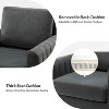 Iapygia Contemporary Tufted Wooden Upholstered Club Chair with Metal Legs  for Bedroom and Living Room Club Chair  | ARTFUL LIVING DESIGN - 4 of 4