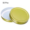 Unique Bargains Regular Leak-Proof Kitchen Storage Mason Jar Lids 50 Pcs - 3 of 4